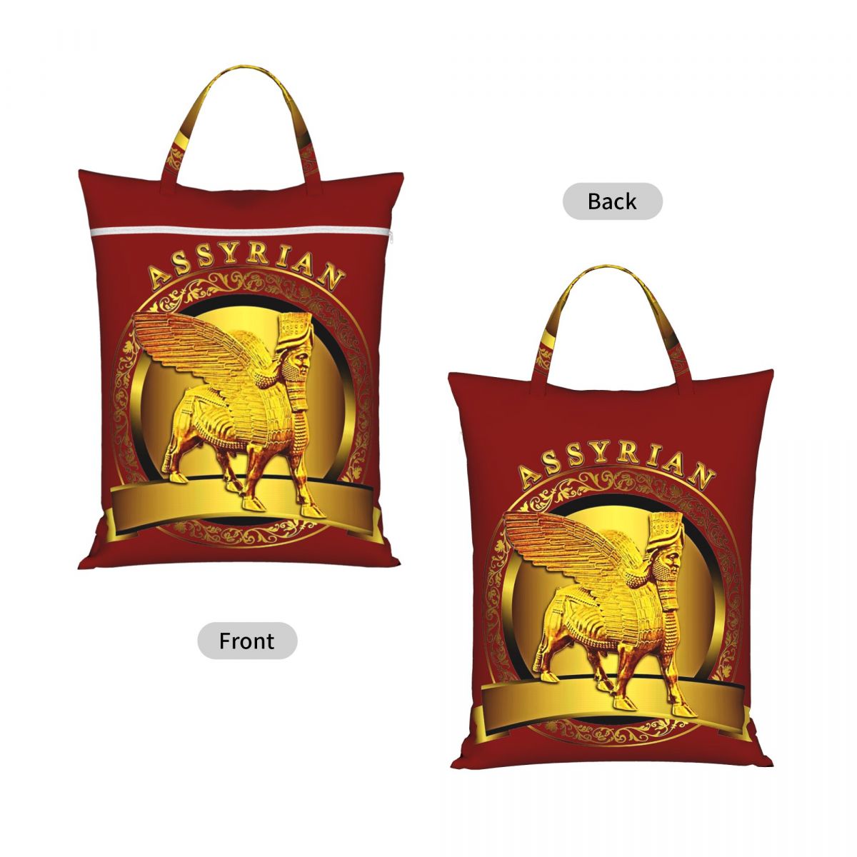 Luxury Yoga Bags - حقيبة غسيل فاخرة بتصميم علم سوريوي،