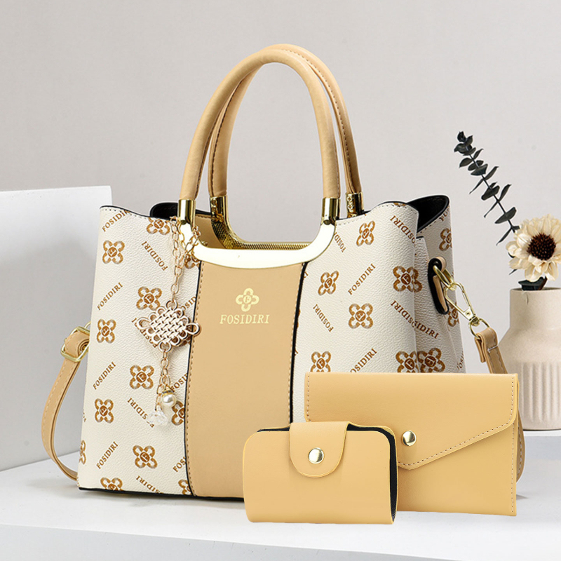 Luxury Bags For Women - حقائب يد فاخرة مطبوعة للنساء، طقم