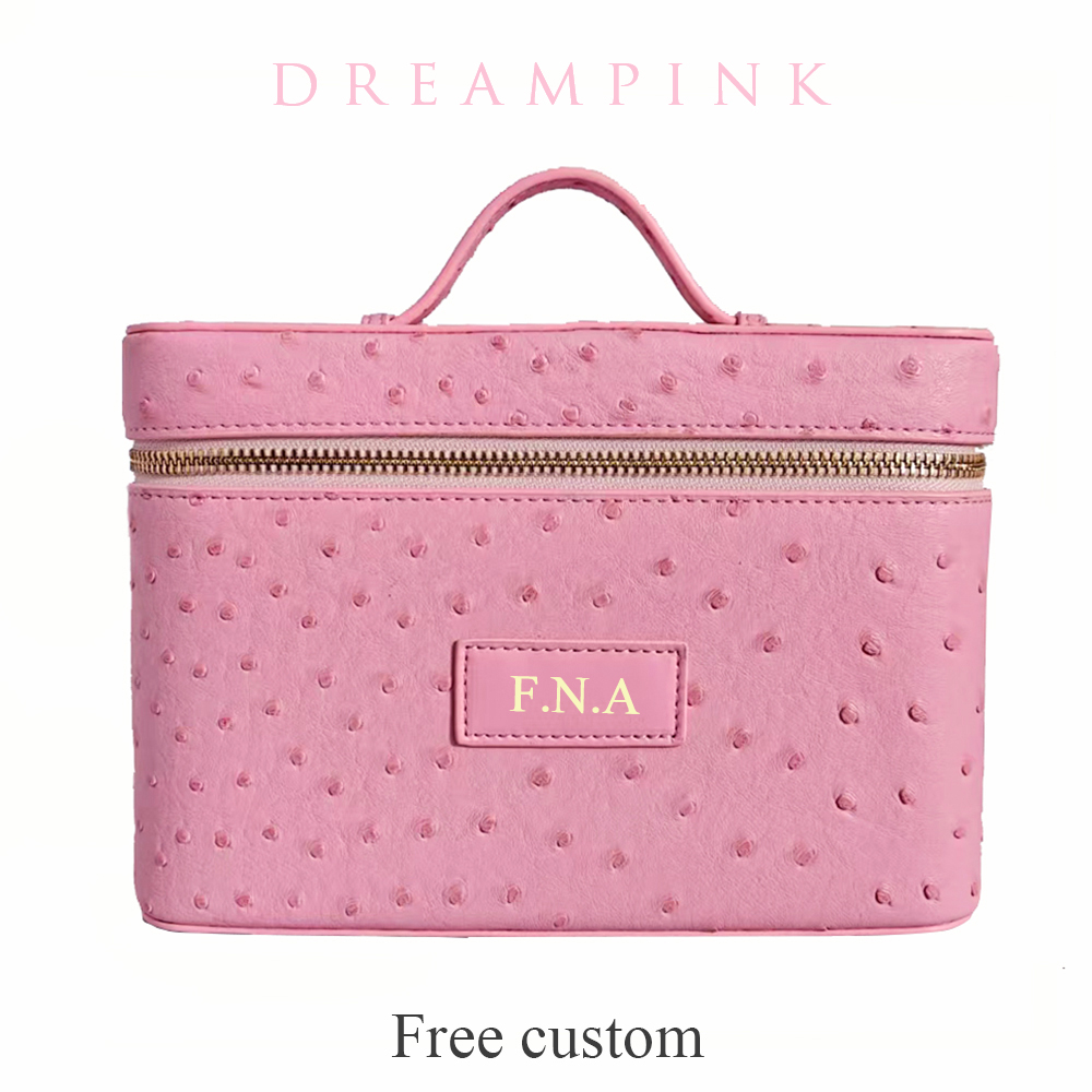 Luxury Bags Name For Women - حقيبة مكياج فاخرة للنساء بتصميم جلد