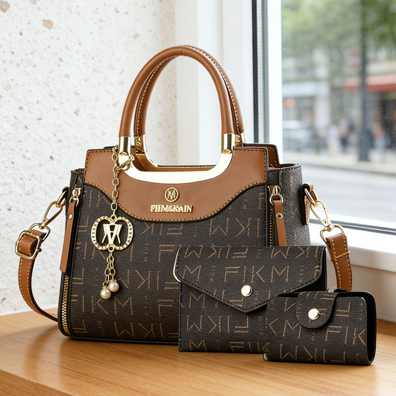 Luxury Bags For Women - مجموعة من 3 قطع من الحقائب