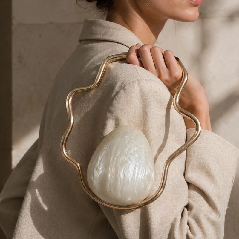 Luxury Bags Reseller - حقيبة يد نسائية صغيرة من الأكريليك