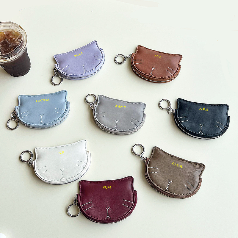 لطيف القط محفظة نسائية للعملات - مراجعة Luxury Bags Name For Women وسعره
