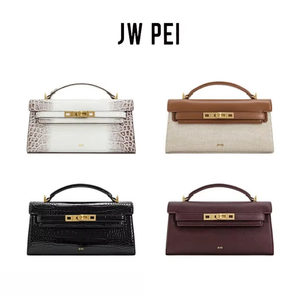 حقيبة يد JW PEI بنقش جلد التمس - مراجعة Luxury Bags Kate Spade وسعره