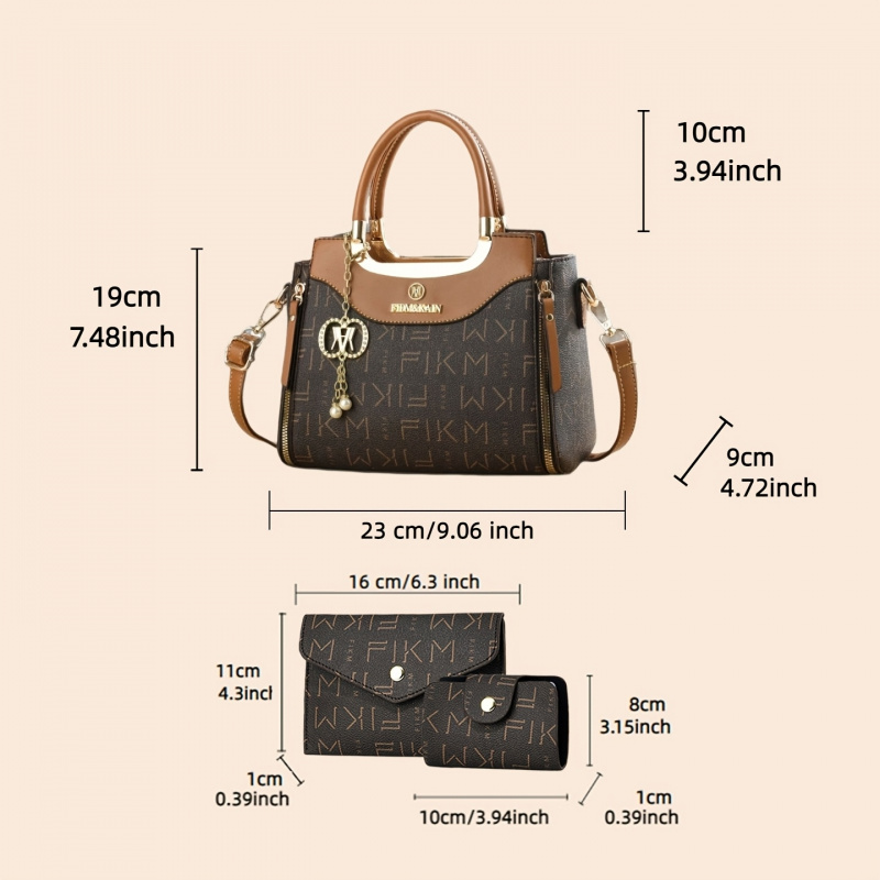 مجموعة من 3 قطع من الحقائب الف - مراجعة Luxury Bags For Women وسعره