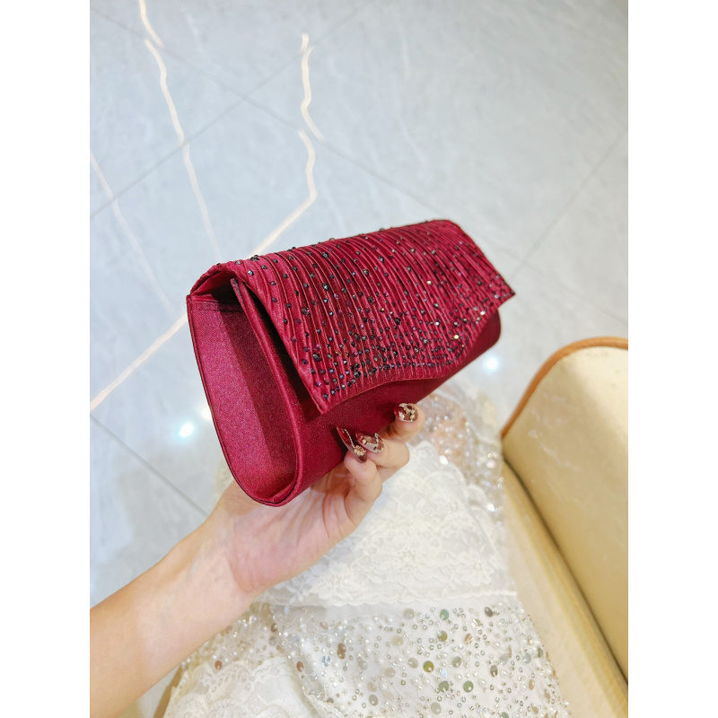 حقيبة سهرة فاخرة جديدة مزينة ب - مراجعة Luxury Bags Reseller وسعره