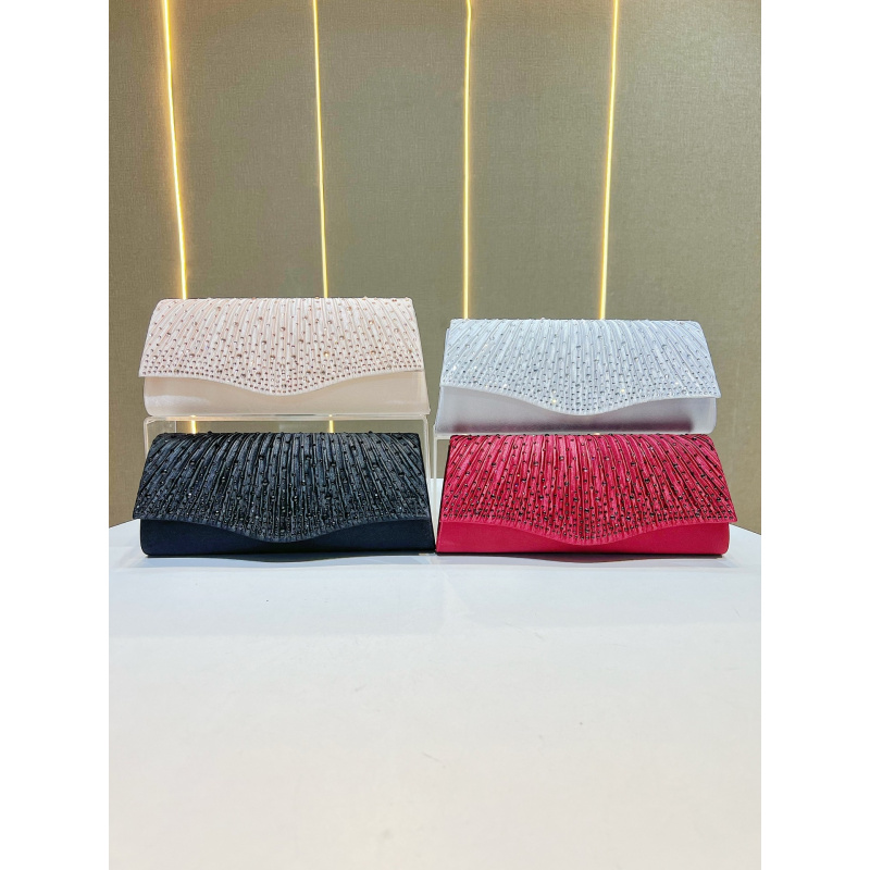 حقيبة سهرة فاخرة جديدة مزينة ب - مراجعة Luxury Bags Reseller وسعره