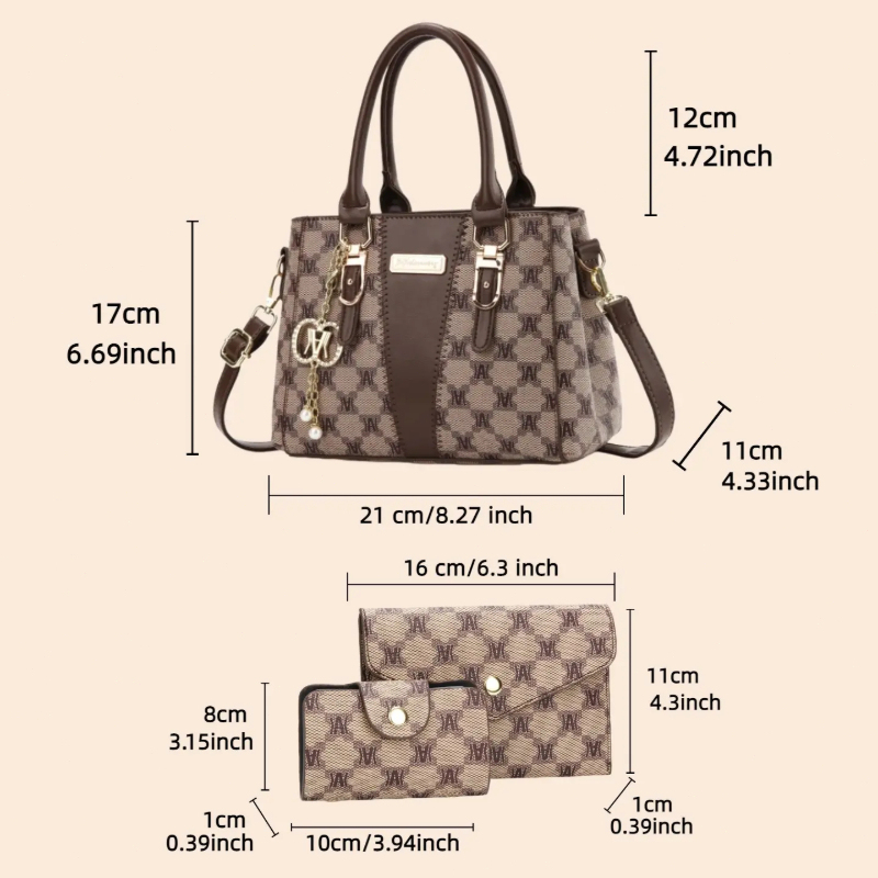 حقيبة يد فاخرة مطبوعة بحروف، ح - مراجعة Luxury Bags For Women وسعره