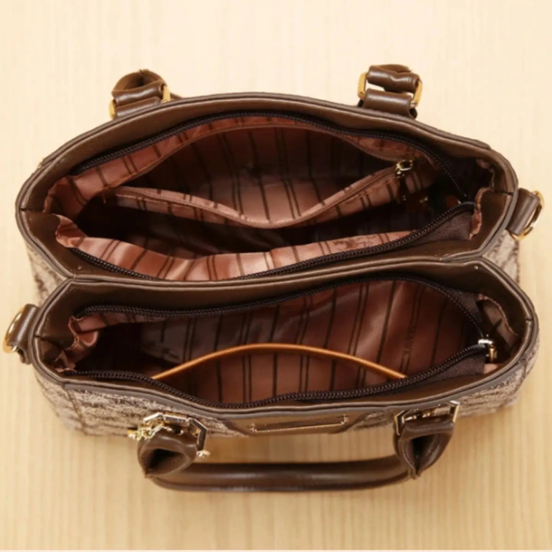 حقيبة يد فاخرة مطبوعة بحروف، ح - مراجعة Luxury Bags For Women وسعره